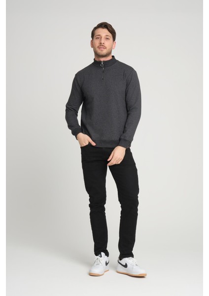 Alexandergardı Yakası Rermuarlı Sweatshırt, Yeni Sezon (E20-230211)