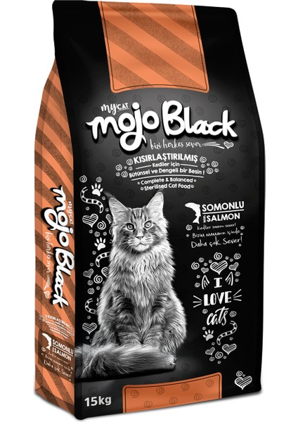 Sterilised Somon Balıklı Kısır Kedi Maması 15KG