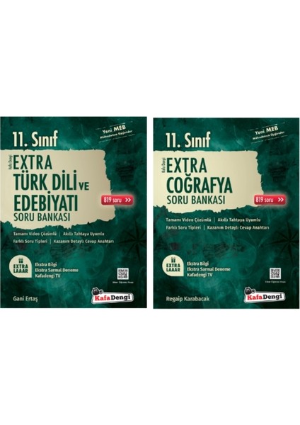 11. Sınıf Edebiyat - Coğrafya Extra Soru Bankası