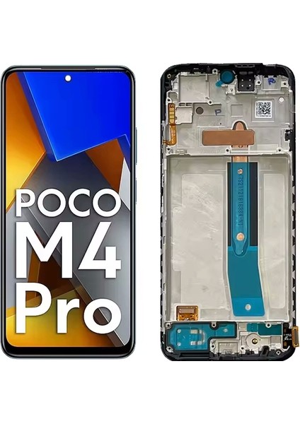 Poco M4 Pro 4g LCD Ekran Dokunmatik Çıtalı Siyah Tft Aaa Kalite