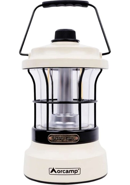 Retro Kamp Lambası - Orcamp - Şarjlı