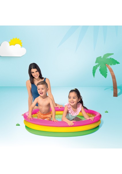 Intex 3 Boğumlu Sunset Havuzu 114*25 cm (57412) fırsatları