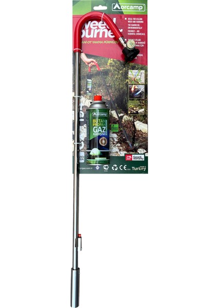 Orcamp Bahçe Çim Yakma Pürmüzü + 227 gr Kartuş CX-194 fiyatları