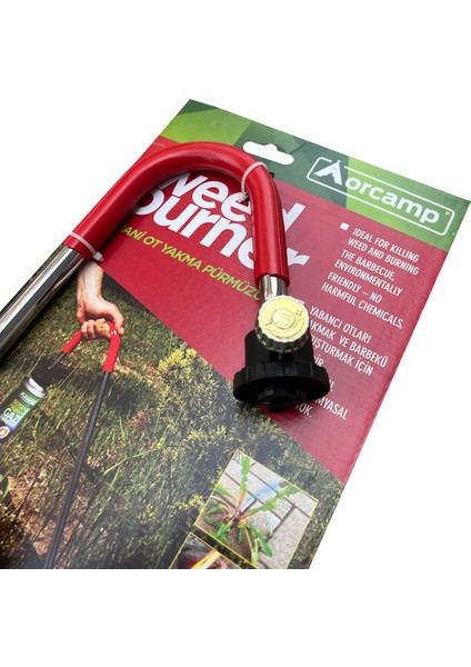 Orcamp Bahçe Çim Yakma Pürmüzü + 227 gr Kartuş CX-194 fırsatları