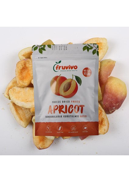 Dondurularak Kurutulmuş Kayısı 30 gr, Vegan, Glutensiz Kurutulmuş Meyveler fiyatları