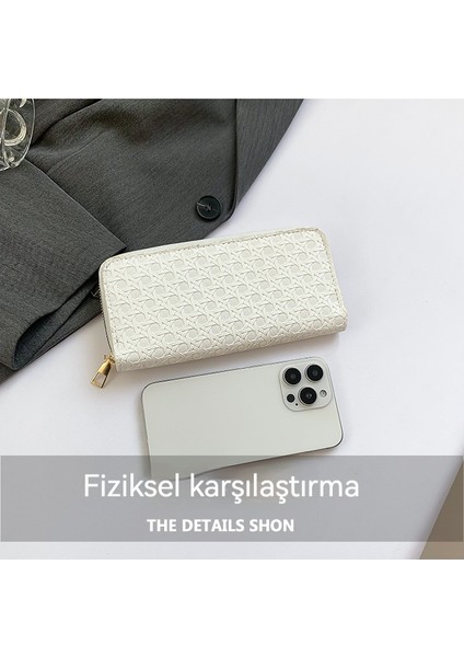 Bayan Cüzdan Öğrenci Moda Kişiselleştirilmiş El Çantası Uzun Büyük Kapasiteli Küçük Kare Çanta Cep (Yurt Dışından) fırsatları