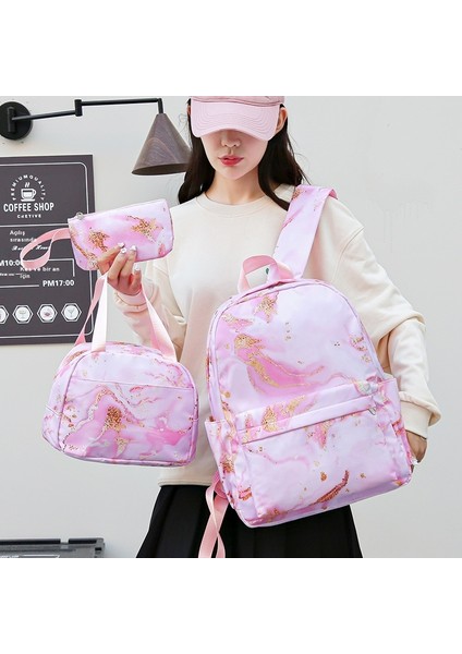 Küçük Taze Baskılı Okul Çantası Öğrenci Sırt Çantası Kadın Yeni Büyük Kapasiteli Öğrenci Okul Çantası (Yurt Dışından) fiyatları
