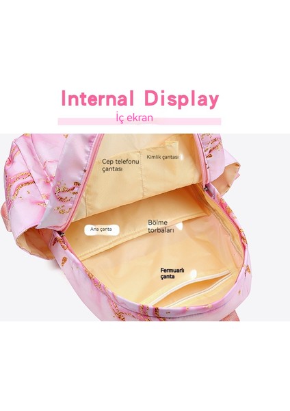 Küçük Taze Baskılı Okul Çantası Öğrenci Sırt Çantası Kadın Yeni Büyük Kapasiteli Öğrenci Okul Çantası (Yurt Dışından) modelleri