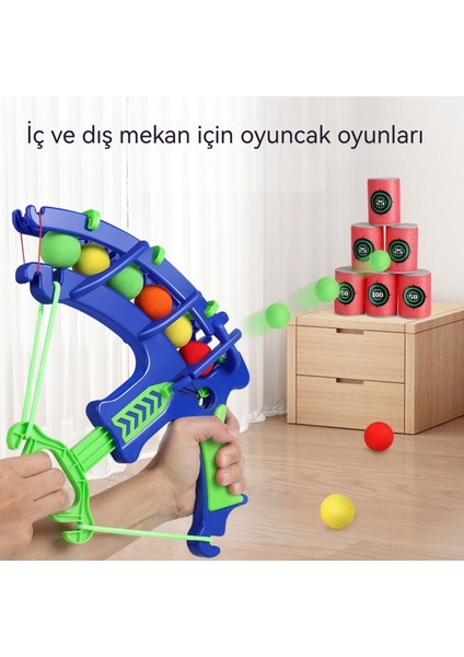 Yay ve Ok Fırlatma Çocuk Ebeveyn-Çocuk Kapalı ve Açık Hava Atış Oyuncağı Hedef Eva Sünger Top Kova (Yurt Dışından) fiyatları