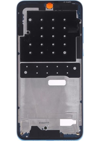 Huawei P30 Lite 24MP Mavi Için Yan Tuşlu Ön Muhafaza LCD Çerçeve Çerçeve Plakası