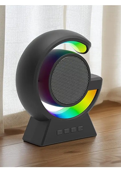Mini Boy V5.3 Tws Özellikli 5W Rgb G Siyah Bluetooth Hoparlör