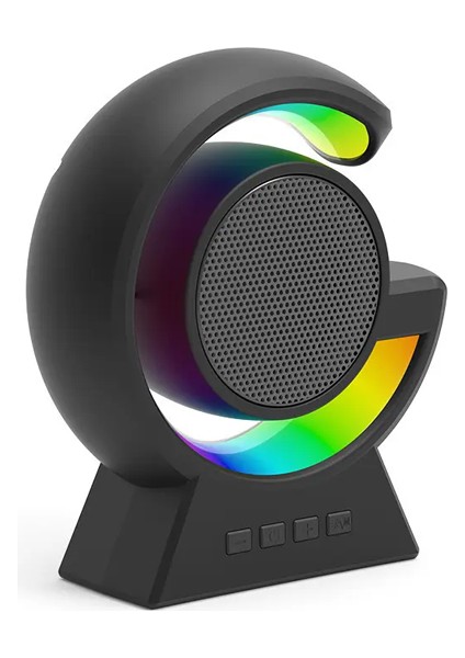 Mini Boy V5.3 Tws Özellikli 5W Rgb G Siyah Bluetooth Hoparlör