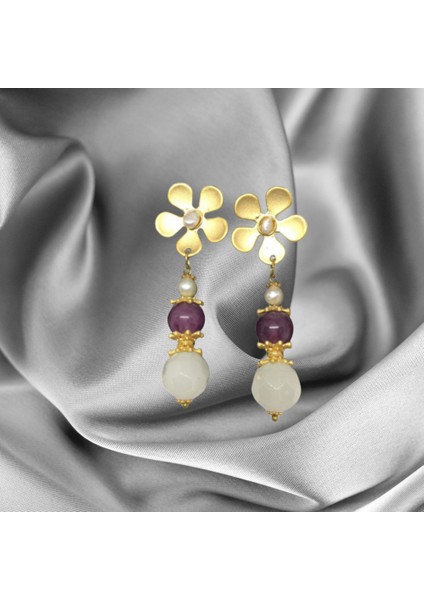 Dilhan's Dsgns Doğaltaş Küpe | Şık Aksesurlar ve Özel Tasarımlar