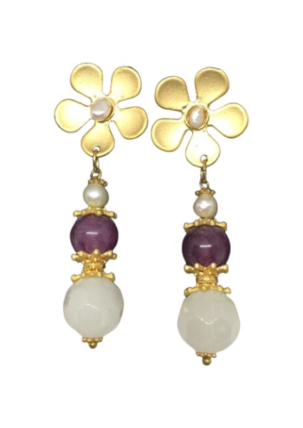 Dilhan's Dsgns Doğaltaş Küpe | Şık Aksesurlar ve Özel Tasarımlar fiyatları