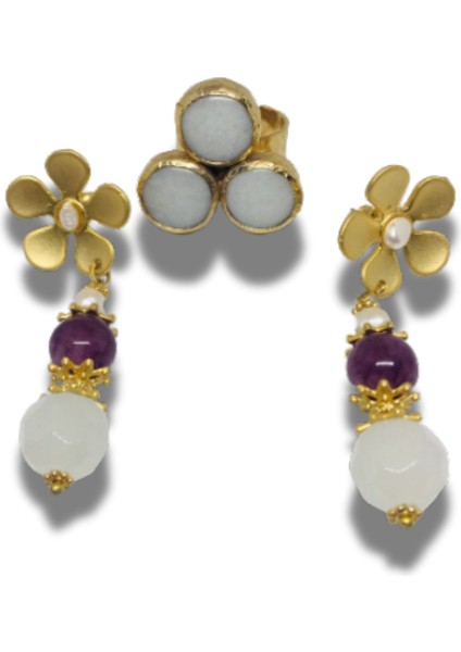 Dilhan's Dsgns Doğaltaş Küpe | Şık Aksesurlar ve Özel Tasarımlar