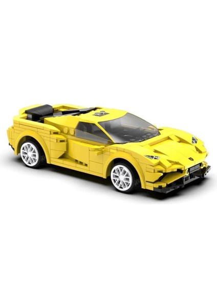 Evo Race Car Uzaktan Kumandalı Kırmızı Evo Yarış Arabası Yapı Blokları Oyuncak Seti C51074W