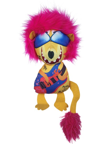 Rock'n Roll Aslan Baskılı Köpek Oyuncağı