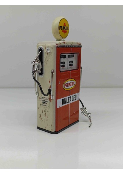 Dianomi Greenligt 1:18 Ölçek Metal Gas Pompası// Uzunluğu 12 Cmdir. Genişliği 4 cm
