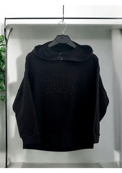 Kız Çocuk Kapüşonlu Calm Kapartmalı Sweatshirt