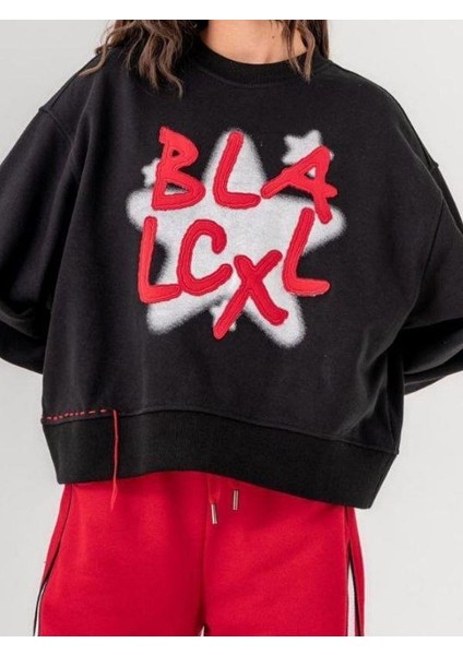 Kız Çocuk Black Yazılı Sweatshirt fırsatları