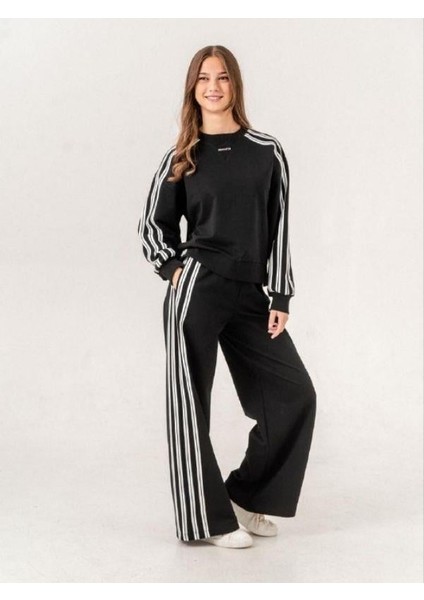 Kız Çocuk 2 Iplik 3 Şeritli Sweatshirt fiyatları