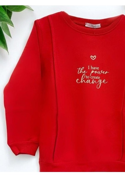 Kız Çocuk Ince Şardonlu Sweatshirt modelleri