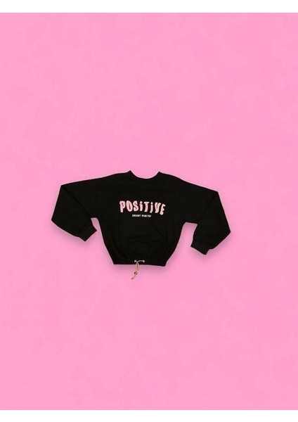 Kız Çocuk Positive Baskılı Sweatshirt fırsatları