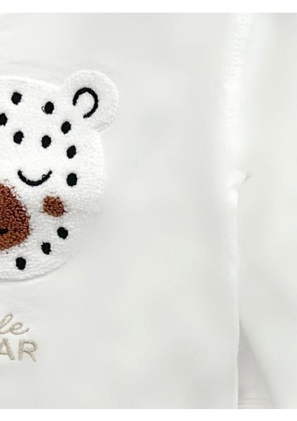 Kız Çocuk Ayıcık Işlemeli Sweatshirt
