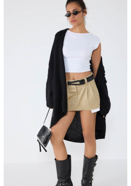 Sırt Dekolteli Crop Top