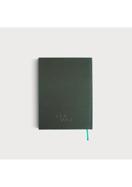Planner - A5 Haki Keten Cilt Bezli Tarihsiz Haftalık Ajanda/süresiz Haftalık Planlayıcı