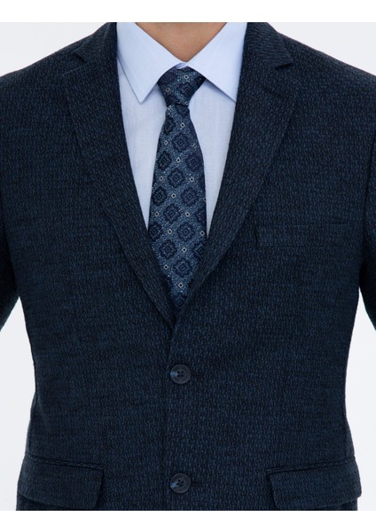 Erkek Lacivert Slim Fit Ceket 50228478-VR033