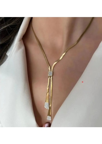 Kraliçe Gold Hediye Düğün Çelik Takı Seti | Sns500463 fiyatları