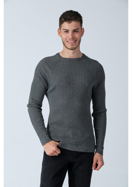 Bisiklet Yaka Kazak Siyah (E20-510701) fiyatları