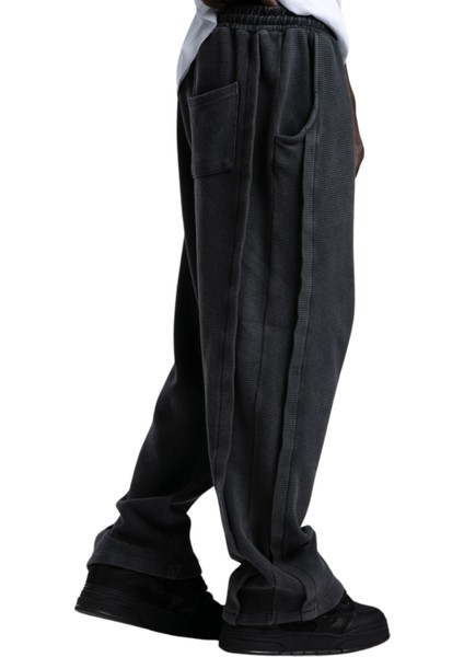 Unisex Bagy Siyah Eşofman Altı
