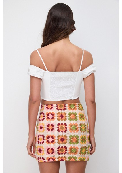Çift Askılı Crop Top