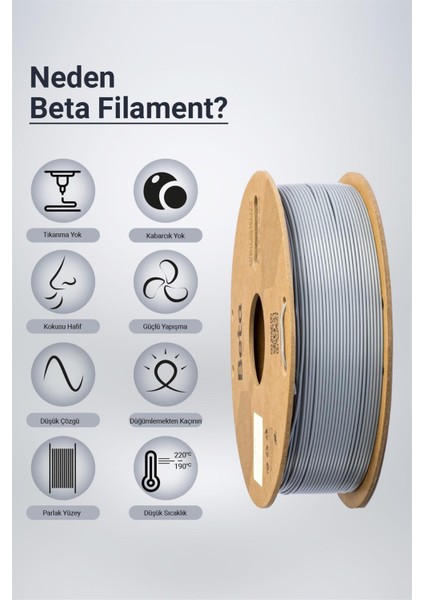 Pla High-Speed Filament Grey modelleri