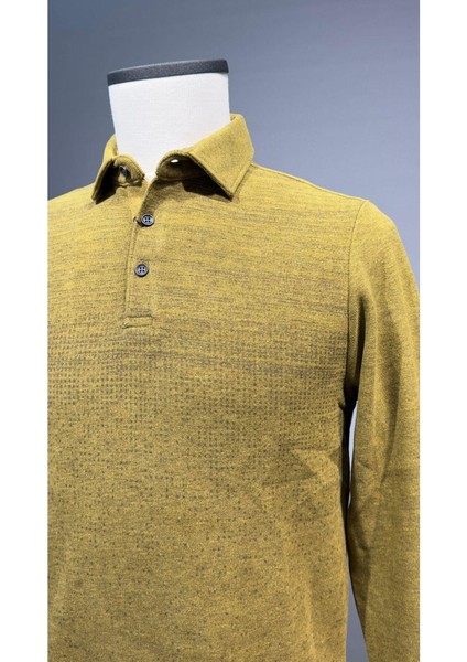 Polo Yaka Selanik SweatShirt 95006-M Hardal