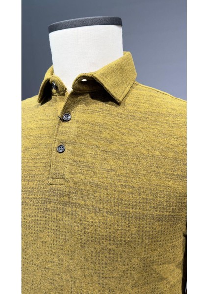 Polo Yaka Selanik SweatShirt 95006-M Hardal