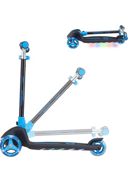 Evo 3 Tekerlekli Rainbow Blast Işıklı Scooter
