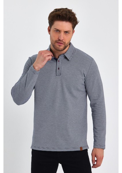 Gömlek Yaka Sweatshirt (E23-78504)