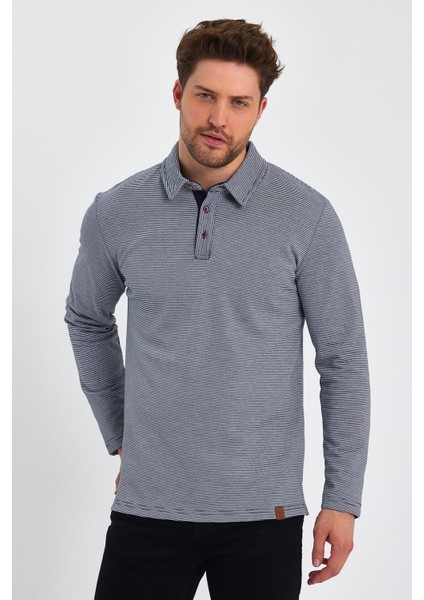 Gömlek Yaka Sweatshirt (E23-78504)