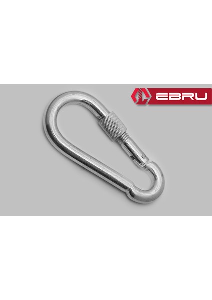 Vidalı Karabina, Kanca, Çengel 10MM - 2 Adet