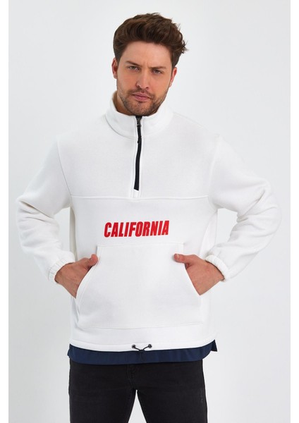 Garnili Baskılı Sweatshirt (E23-61903)