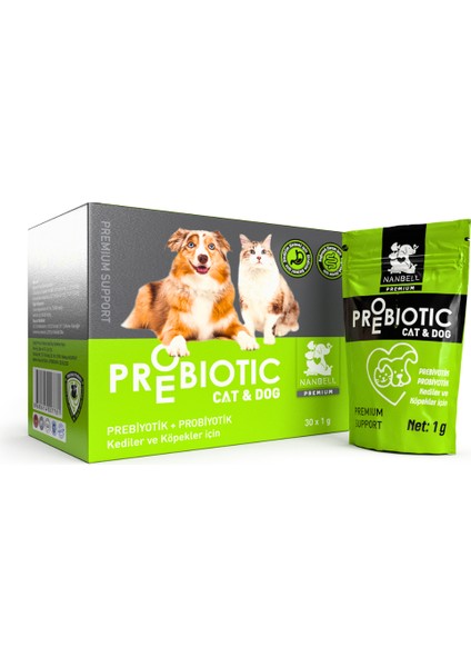 Kediler & Köpekler Için Prebiyotik&probiyotik (Prebiotic & Probiotic )