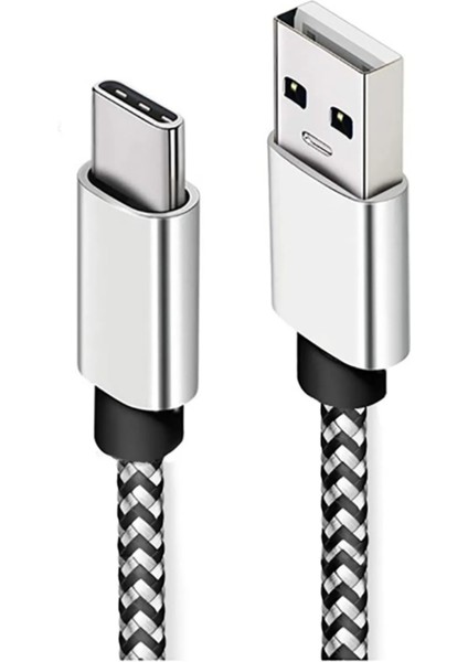 USB Type-C Kablo 1 Metre Hızlı Şarj Kablosu