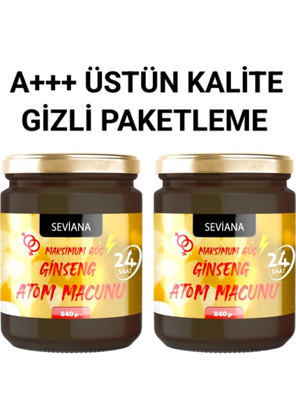 Epimedyumlu ginseng kuvvet mesir atom Macunu 2x240 gr