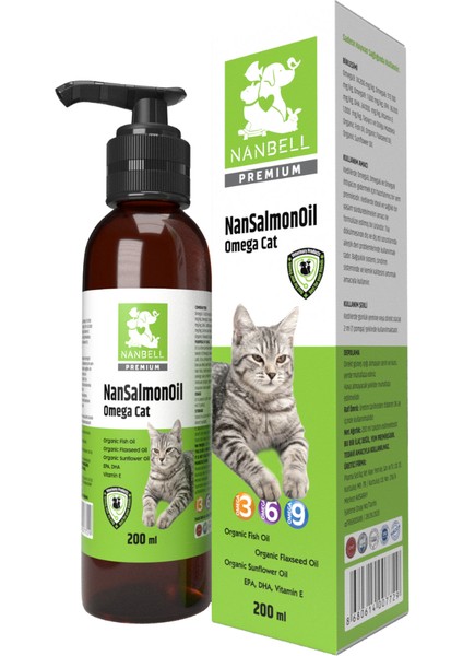 Nansalmonoil Omega 3-6-9 200 ml