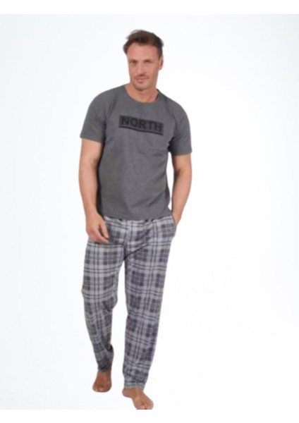 Erkek Penye Kısa Kol Pijama Takımı 24265