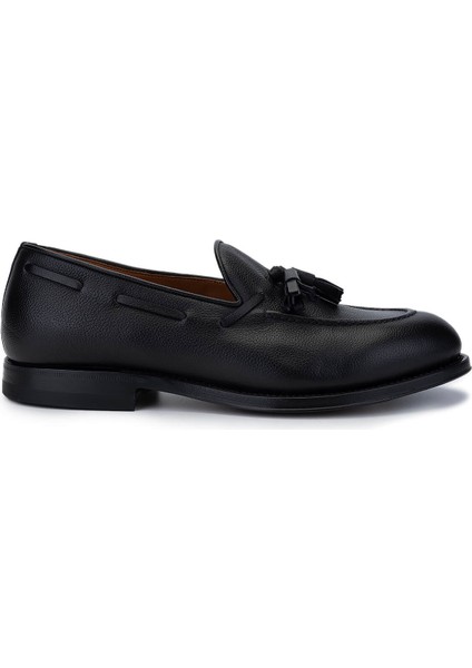 Erkek Deri Siyah Loafer Ayakkabı 981 2366001 Erk Ayk SK24-25 Nero