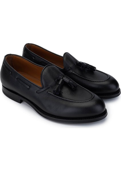 Erkek Deri Siyah Loafer Ayakkabı 981 2366001 Erk Ayk SK24-25 Nero